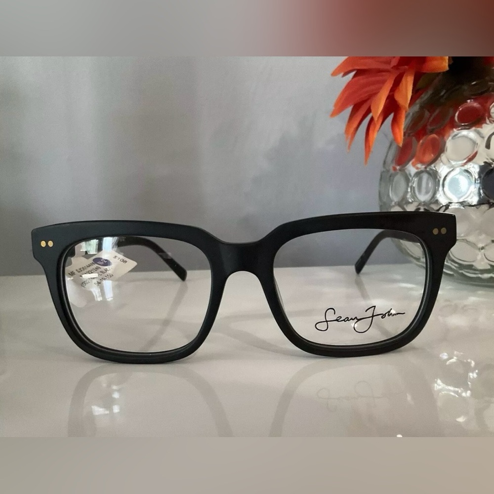 Sean John Matte Black Eyewear